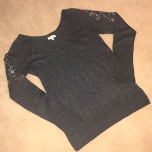 Silence + Noise beaded sweater